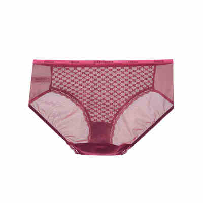 芬狄诗蕾丝网纱网格性感低腰内裤
