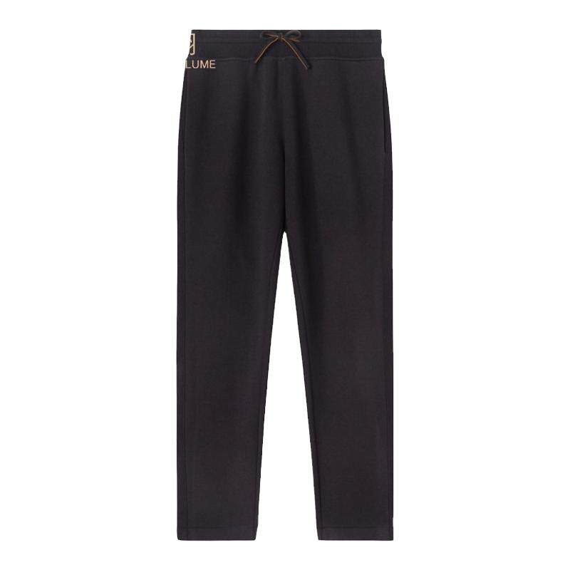 Loro Piana/诺悠翩雅男裤海军蓝色棉羊绒混纺慢跑裤运动裤