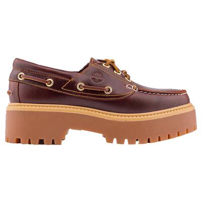 添柏岚官方女鞋三眼船鞋厚底增高