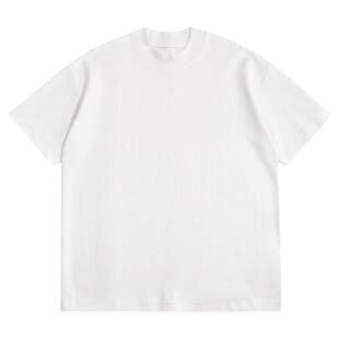 SEE ALSO 虾线基础纯色重磅百搭短袖男女纯棉高级情侣t恤LD3490