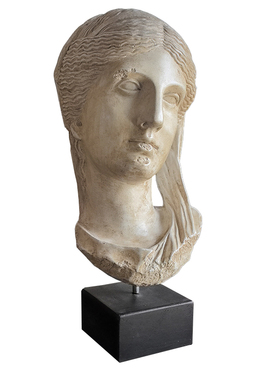 态生活欧式复古希腊艺术头像雕塑摆件中古客厅酒店玄关家居装饰品