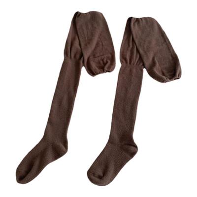 加绒过膝袜套秋冬加厚保暖长筒袜