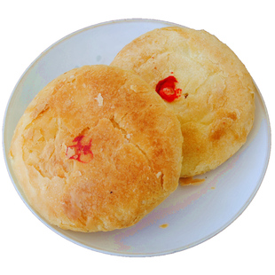 陕北果馅特产小吃子洲双湖馃馅点心炉馍馍 手工陕西炉馍糕点零售