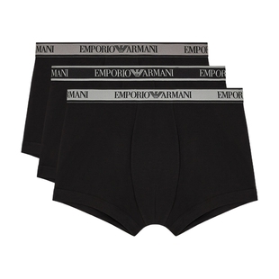 【礼物】EMPORIO ARMANI/阿玛尼春夏新款男三条提花平角内裤套装