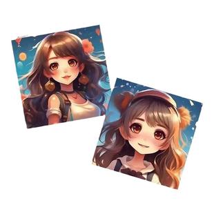 小卡拍立得定制自制方卡打印周边加厚亮膜哑膜卡片应援小卡订制