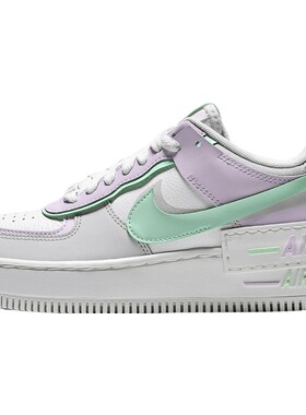 NIKE耐克女子AF1低帮厚底百搭时尚潮流运动休闲鞋DZ1847-116
