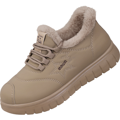 老北京布鞋女加绒加厚棉鞋