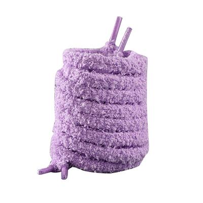 秋冬马丁靴帆布鞋毛绒粉米白鞋带