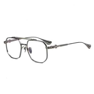 简丹双梁大框复古百搭钛架眼镜框