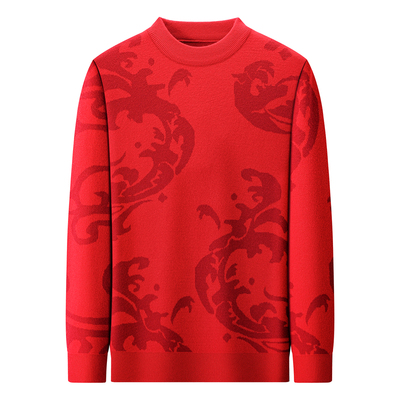 秋冬厚款保暖半高领毛衣