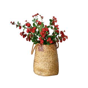 小蔷薇轻奢仿真花束北欧自然风高档餐桌客厅花艺摆件假花装饰摆花