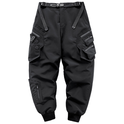 VIP机能风多口袋加绒加厚工装裤