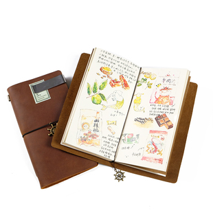 TRAVELER'S旅行者日记本笔记本子tn手帐本记事本标准替换内芯本心