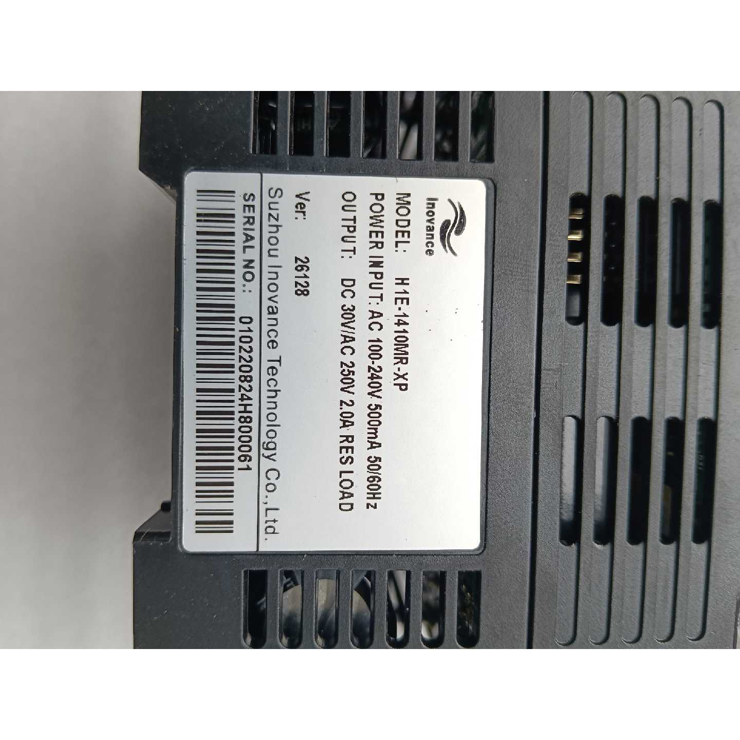 议价汇川PLC 型号H1E-1410MR-XP，二手拆机如图实物