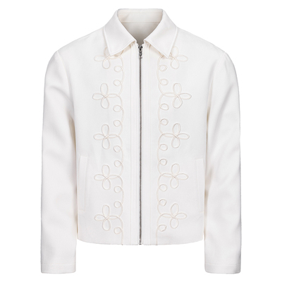 Casoulty Court Palace Jacket/盘绣宫廷夹克 手工盘绣进口印度丝