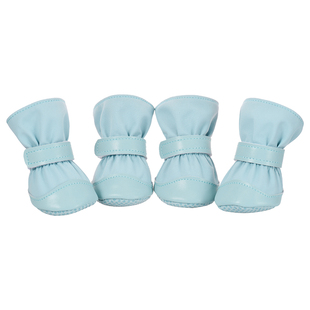 佳美乐狗狗鞋子泰迪小型犬四季款比熊网布鞋一套4只宠物博美脚套