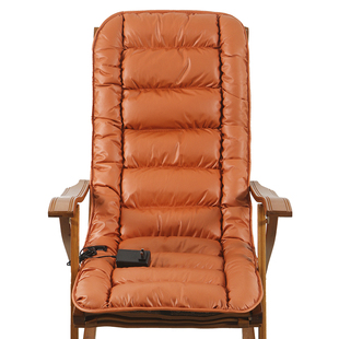 老板椅冬季躺椅垫子加厚棉垫办公室久坐加热坐垫靠背一体摇椅垫子