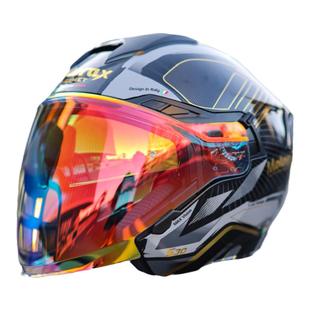 RSMORAX摩雷士S30摩托车头盔半盔男夏季机车女四分之三盔百花齐放