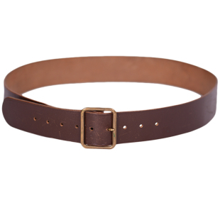 瑞士军版皮带黄铜针扣植鞣革时装腰带哈雷机车复古vintage经典RRL