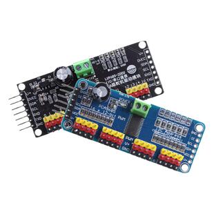 LU9685驱动板兼容PCA9685-16路 PWM舵机驱动板 控制器 机器人IIC