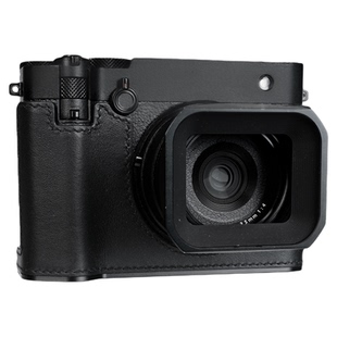 cam-in 富士gfx100rf保护套复古swift牛皮相机套GRX100rf半套底座