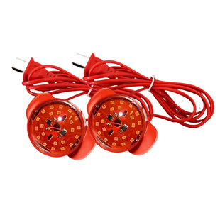 元旦新年灯笼LED灯泡红光灯户外庭院氛围灯大红灯笼配件防水光源