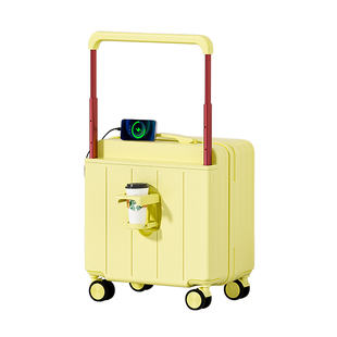 宽拉杆小行李箱20寸18小型可登机箱女2025新款短途旅行密码皮箱子