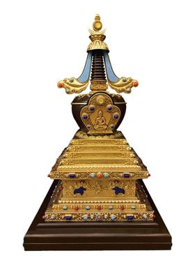 慧宝如来八塔佛堂桌面摆件