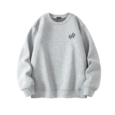 名创优品加绒保暖圆领卫衣