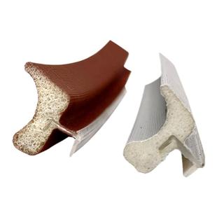 卡槽型木门缝隙密封条包覆式入户室内门封边防撞静音自粘挡风胶条