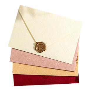 香水高级感信封和加信纸套装手写复古情书浪漫贺卡ins风信丰封套袋感谢信邀请函简约儿童生日创意精致美火漆