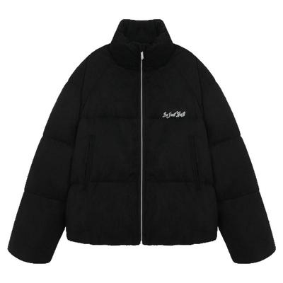 BJHG不计后果白鸭绒短款羽绒服男冬季潮牌加厚环保麂皮绒情侣外套