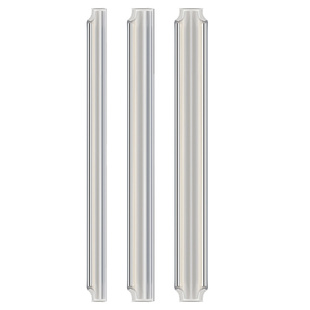 光纤热缩管  裸纤细管  皮线粗管单针双针 光缆熔接管热对熔管保护套1000根包邮不锈钢针60mm-双头缩口不掉针