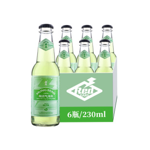 赤耳绿豆气泡水 零糖零脂零添加饮料230ml*6瓶装整箱装