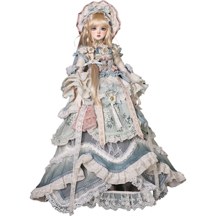 GEM贵族娃娃 礼盒物语 4分BJD女娃西莉亚 45cm全套潮玩古典玩偶