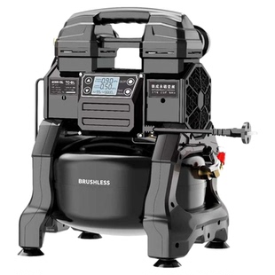 铁成无刷变频空压机220v小型无油静音气泵木工喷漆高压空气压缩机