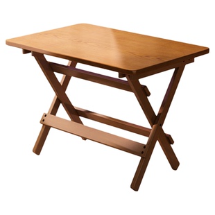 中古风茶几免安装可折叠实木可升降阳台茶桌长条桌小户型家用桌子