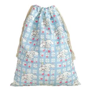 旅行抽绳收纳袋束口袋行李箱内衣内裤分类整理袋大容量衣物防尘袋