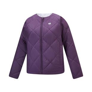 KOLON SPORT可隆户外运动女子圆领撞色露营短款棉服防风防泼水