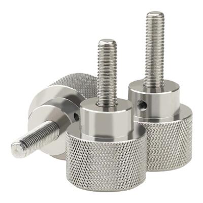 m6m8m10国标圆头不锈钢滚花螺母