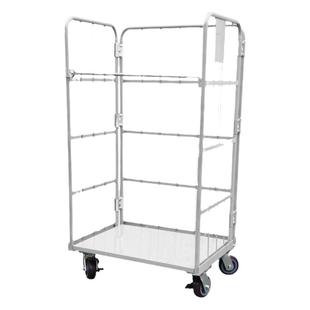 折叠移动物流台车快递周转车仓库推车装卸转运车仓储搬运理货笼车