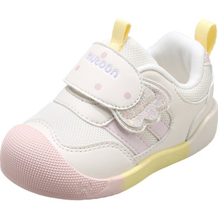 牧童童鞋公主学步鞋2026春季新款甜心糖果小女孩软底宝宝鞋稳护鞋