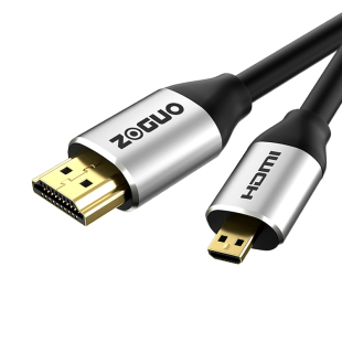 中视讯mini HDMI转HDMI线迷你4K高清线2.0版A转笔记本电脑接电视