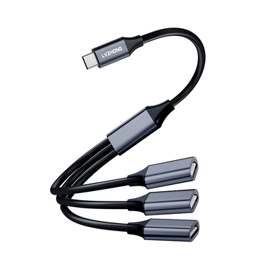 绿众USB一分三扩展器分线器