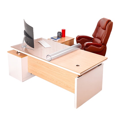 办公室透明桌布pvc软玻璃桌垫防水防尘免洗专用工位桌面保护垫子