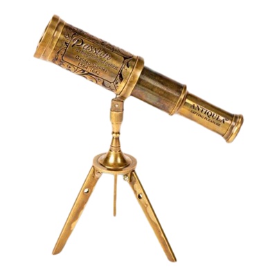 家居装饰航海装饰复古黄铜望远镜