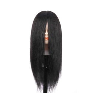 头模美发专用练习烫染造型真发头模理发店美发模特头假人模型头发