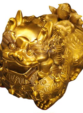 九华山祝福全铜貔貅摆件一对客厅办公室店铺开业送礼招财聚财镇宅