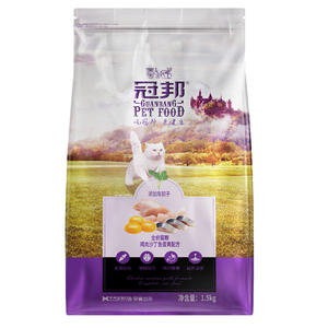 冠邦猫粮1.5kg包邮3斤暹罗美短
