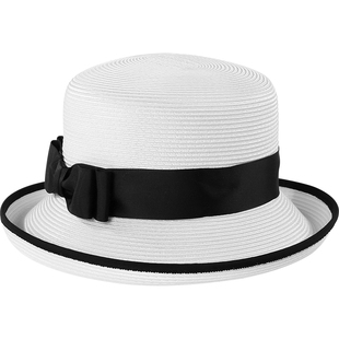 EE夏天时尚遮阳防晒太阳帽潮夏季短发气质大头围草帽洋气帽子女夏